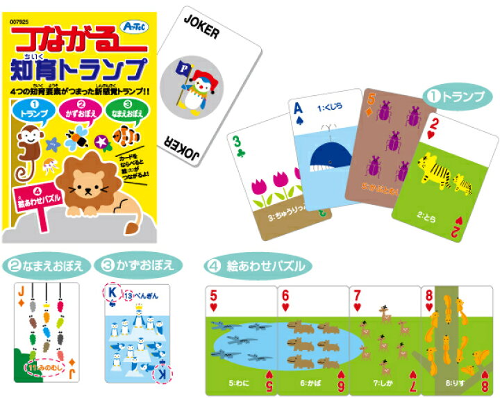 楽天市場 おうち時間を楽しもう 3980円送料無料 トランプ こども 幼児 知育玩具 動物 数かぞえ 絵合わせ 4歳 5歳 6歳 名前覚え 知育教材 学習教材 ゲーム 遊び 学ぶ お正月 パーティー 景品 パーティーゲーム プレゼント どうぶつ 子どもの知育おもちゃ箱トイルド 楽天市場 おうち時間を楽しもう 3980円送料無料 トランプ こども 幼児 知育玩具 動物 数かぞえ 絵合わせ 4歳 5歳 6歳 名前覚え 知育教材 学習教材 ゲーム 遊び 学ぶ お正月 パーティー 景品 パーティーゲーム プレゼント どうぶつ 子どもの知育おもちゃ箱トイルド