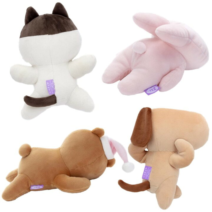 楽天市場 送料無料 いらすとや すやすやフレンド うさぎ いぬ ねこ くま ぬいぐるみ 4種セット Toy Market