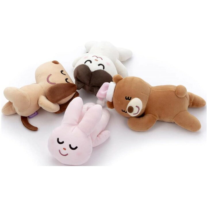 楽天市場 送料無料 いらすとや すやすやフレンド うさぎ いぬ ねこ くま ぬいぐるみ 4種セット Toy Market