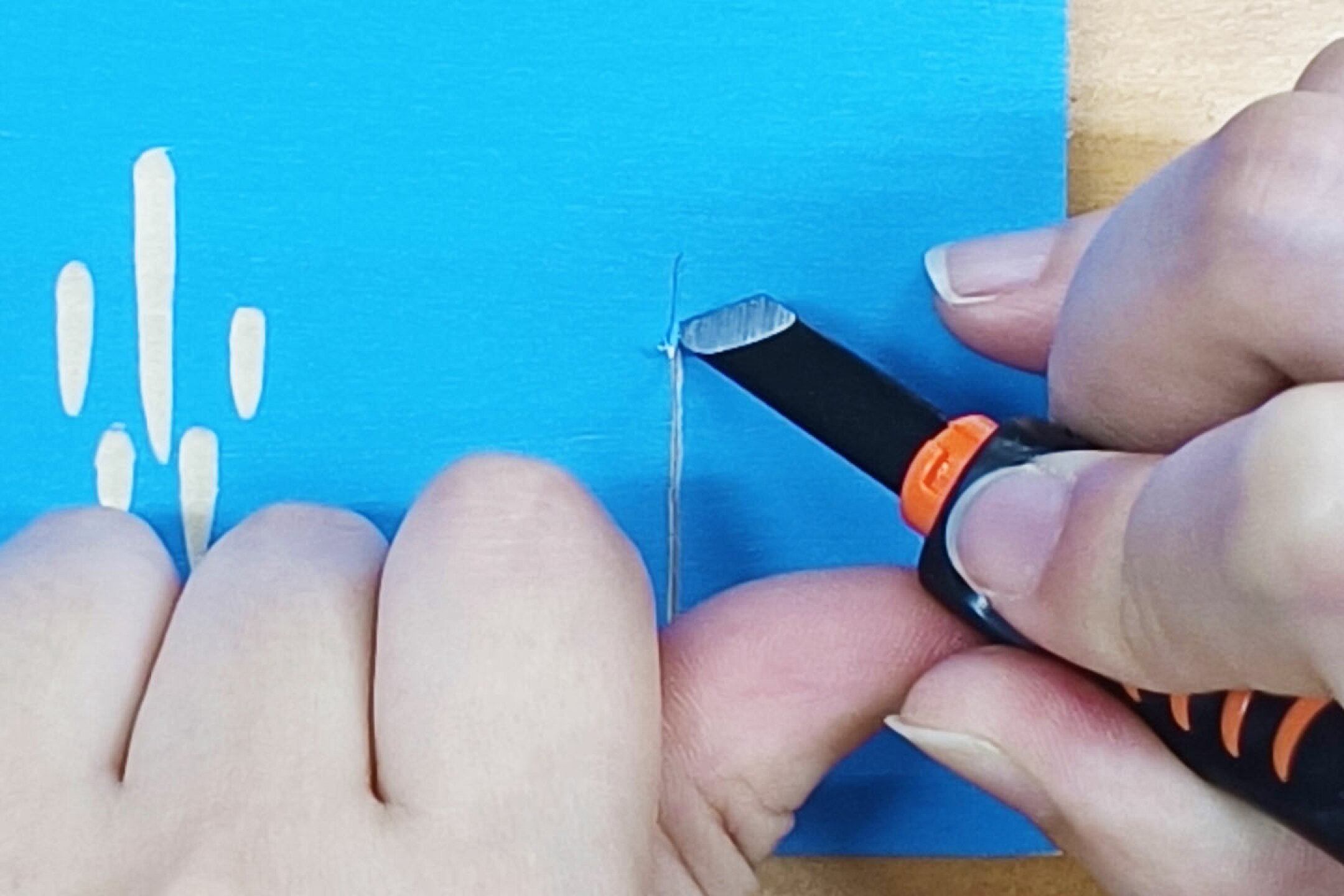 切り出し刀の彫り方