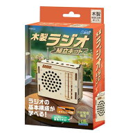 工作キット 木製 ラジオ 組立キット 夏休み 男の子 女の子 小学生 高学年 子供 幼児 大人