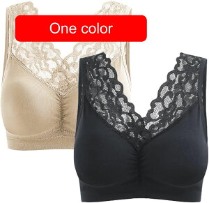 レディースインナーウェア スポーツブラ レディースブラジャー 締め付け感がないノンワイヤーブラ ノンワイヤーブラスポーツブラブラジャー セクシー下着