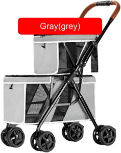 ybgJ[g 2Čp̃xr[J[ 4֑O360°] Sut hbOJ[g փu[L@\ ^ ^ V p gݗĊȒP y ω׏d20kg (Color : Gray(g