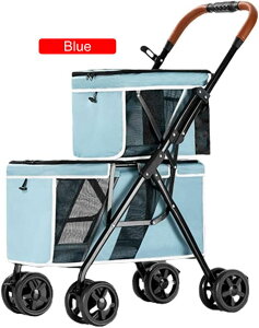 ybgJ[g 2Čp̃xr[J[ 4֑O360°] Sut hbOJ[g փu[L@\ ^ ^ V p gݗĊȒP y ω׏d20kg (Color : Pink)