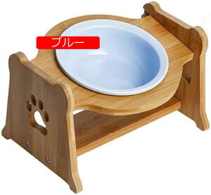 猫用食器 犬 フードボウル ボウル ダブル 高さ調節 スタンド付き 陶器 傾斜 食器 皿 餌入 猫用 小型犬 食器台 えさ皿 猫エサ台 頚椎を保護 ネコボウル ねこエサ入れ セラミックボウル ペット