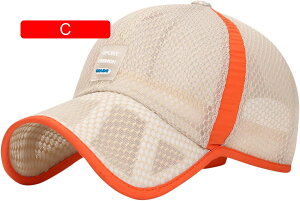 小顔効果ベースボールキャップ 無地 ハンチング帽子 メンズ 夏 メッシュ ゴルフ帽子 おしゃれ アウトドア シンプル 涼しい 大きいサイズ 調整でき 春夏 ハンチング 爽やか メッシュ キャッ