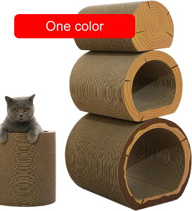 猫の爪とぎおもちゃ、室内猫用爪とぎポスト 猫の爪とぎボード入れ子式段ボール猫スクラッチャー 3 個 - 猫のおもちゃ、遊び、休息、室内ペットのリラックスおもちゃのための多機能トンネ