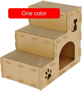 猫ハウス 段ボール 爪研ぎ キャットタワー 階段 猫用爪とぎ 猫ハウス ステップ キャットハウス 猫箱 猫ベッド 猫爪とぎボックス ネコファー 二層 組み立て式 簡単組み立て ストレス解消 通