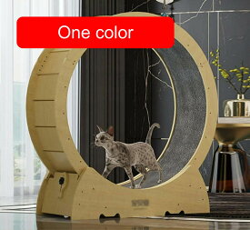 キャットホイール 大型猫用エクササイズホイール、カーペット敷きの滑走路を備えた猫用トレッドミル、猫用スポーツおもちゃ、5?6kgの猫用のフィットネス減量デバイス 猫 爪研ぎ 車