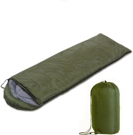 インナーシュラフ耐寒 大判 天体観測 簡易 タオル生地 ダブルエンドジップヘッド 封筒型 ふわ暖 防寒 耐寒 インナーシュラフ フリース 寝袋 アーミーグリーン シュラフ 洗える 軽量 BBQ 旅行