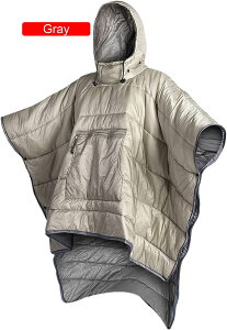耐水性寝袋Cloak Poncho Portable Outdoor Campingバックパッキングハイキング旅行眠っている毛布キルトコート アウトドア/登山/車中泊/防災用/避難用 (Color :