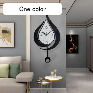 モダンな振り子時計 - 掛け時計 クロック モダン 壁掛け時計 おしゃれ おしゃれ リビング 玄関 オフィス 簡約 ベッドルーム 北欧 シンプル 寝室 スイープムーブメント ホテル 文字盤 創意 人