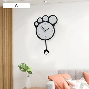 モダンな振り子時計 - 掛け時計 クロック モダン 壁掛け時計 おしゃれ おしゃれ リビング 玄関 オフィス 簡約 ベッドルーム 北欧 シンプル 寝室 スイープムーブメント ホテル 文字盤 創意 人