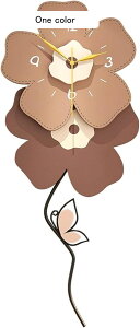 壁掛け時計 掛け時計 壁掛け時計 静音壁掛け時計 連続秒針 壁の装飾 花の壁の装飾壁時計 子供部屋の装飾 インテリア ホリデーギフト ホームクリエイティブデコレーション振り子時計 モダ