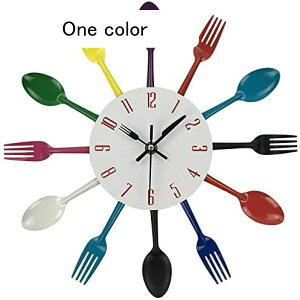 壁掛け時計 壁掛け時計 壁時計 壁掛け 掛け時計 置き時計 ウォールクロック 連続秒針 静音 無音 小学校 幼稚園 リビング オフィス 店舗 新居祝い 飾り 家庭用壁掛けスプーンとフォーク時計