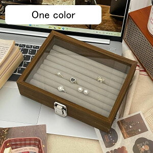 ジュエリーボックス アクセサリーケース たっぷり収納 宝石箱 木製 指輪 仕切り付き リング ペンダント 大容量 頑丈 エレガント レディース 引き出し式 防塵 小物置き ディスプレイ用