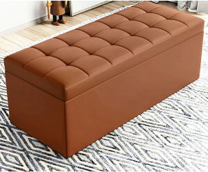 収納スツール 収納ボックス ボックススツール 座れる オットマン ローソファー 二人用 足置き ドレッサー タイプ6 腰掛 椅子 おしゃれ 北欧 長方形 ベンチ 110*40*40cm ストレージチェ