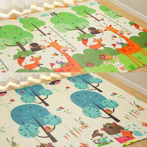 ベビープレイマット 遊びマット 赤ちゃん 折りたたみ 防音 防水 安全素材 プレイマット 両面使用可 滑り止め 折り畳み 収納便利 防汚 ベビーマット 防カビ 通気性 洗える 寝室 子供部屋 2.0m