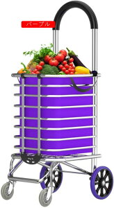 お買い物カート ショッピングキャリー フレームタイプ 折りたたみ ブルー ショッピングカート アルミ製 大容量 軽量 コンパクト キャリーカート 買い物カート 4輪タイプ 収納便利 耐荷重 キ