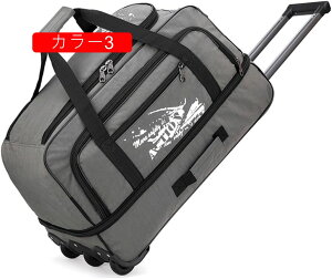 ボストンバッグ 3輪 キャスター付き ボストンキャリー 大容量 軽量 撥水 レディース メンズ 出張 スポーツ 修学旅行 女子 カラー2 M 旅行バッグ スポーツバッグ トラベルバッグ ボストンキャ