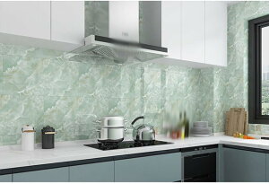 タイルシール 防水 カラー02 バスルーム キッチン 耐熱 クッション壁紙 30*60cm シート のり付き 壁紙シール DIY リメイクシート 壁補修 ホーム装飾 汚れ防止シート 台所ステッカー バ