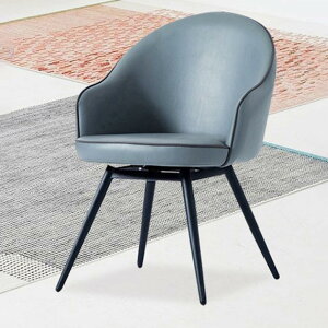 肘付き チェアダイニングチェア ダイニング用 食卓用 アームチェア ダイニング 家具 チェア 回転椅子 椅子 1pcs いす イス グレー クッション ダイニング リビング 回転チェア 回転式