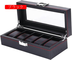 �r���v�P�[�X �R���N�V�����P�[�X �E�H�b�`�{�b�N�X �r���v���[�{�b�N�X �j�� watch box �J�[�{���t�@�C�o�[ �y�� �g�ь^ �K���X�V�� �f�B�X�v���C�p�P�[�X �V���v�� 5�{ �u���b�N