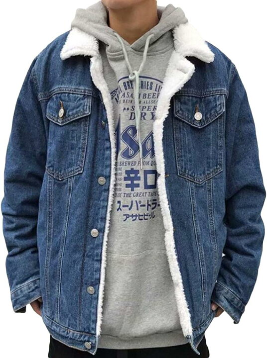 楽天市場】ジージャン メンズ デニムジャケット 裏起毛 厚手 Gジャン 