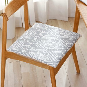 正方形 花柄 シートクッション ひも付き 椅子用 クッション 座布団 車用 オフィス/ダイニングチェア 涼しい 学生 シンプル カーシートクッション シートパッド 低反発 体圧分散 滑り止め ダ