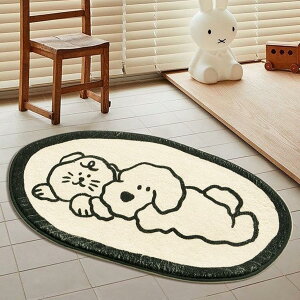 �ȉ~�` �J�[�y�b�g ���イ���� 40x60cm �􂦂� �ϖ��Ր� �R�ۖh�L �P�K�h�~ ����~�ߕt ���ݐS�n�ǂ� ���@���}�b�g �z�� �ᔽ�� �G���悢 �܂��� �������ȒP �I�[���V�[�Y ���փ}�b�g