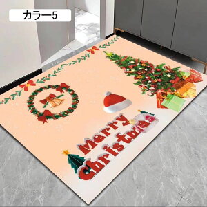 ���փ}�b�g ���O 40*60cm ���� �N���X�}�X ���� �T���^ �Ⴞ��� �g�i�J�C�� �}�b�g ������� ���� �u�� �k�� �J���[8 �􂦂� �}�b�g ���� ����~�� ���O ���O�}�b�g �h�A�}�b�g �o�X