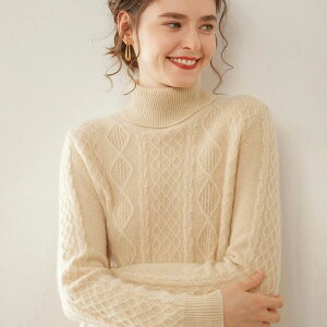 100% �n�C�l�b�N �J�V�~�� CASHMERE �^�[�g���l�b�N�Z�[�^�[ �E�[���Z�[�^�[ ���f�B�[�X �j�b�g �V���v�� ���� �H�~ �~ �J�V�~