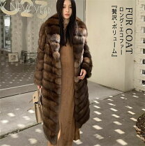 楽天市場】毛皮ロングコートの通販