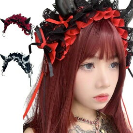 ステージ ロリータ ゴシック かわいい コスプレ小物 簡単 ヘアアクセサリー 髪留め Halloween 蝙蝠 髪飾り ハロウィン頭飾り パ