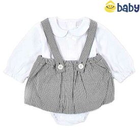 e-baby/イーベビー襟付きロンパースチェック柄バルーンスカートセットBaby(70-80cm)/2021SS1822-31029