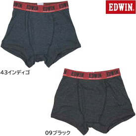 EDWIN エドウィン前開きボクサーブリーフ150-170cm9039-6143インディゴ/09ブラック