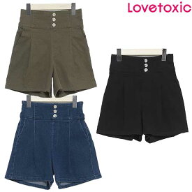 ラブトキシックlovetoxicハイウエスト前釦ショートパンツ140-160cm2023-9A8333118