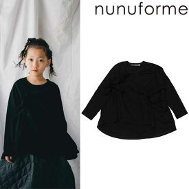 nunuformeヌヌフォルムシャーリングフリルTシャツ105-145cm2021AWnf16-844-500