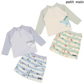 プティマインpetit main【SWIM】boysセットアップ水着80-110cm2024-049542605