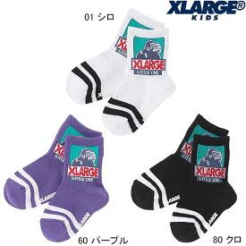 エクストララージ キッズXLARGE KIDSボックスOGゴリラミドルソックス 日本製13-21cm/2023-049432403