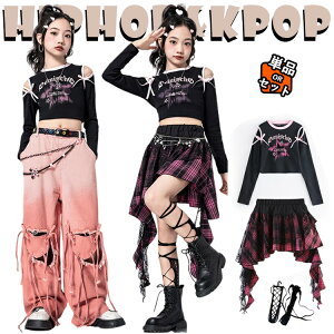 k-pop �ߑ� �L�b�Y�ւ��o�� �_���X�ߑ� �Z�b�g�A�b�v ���̎q ���� ������ �g�b�v�X �`�F�b�N�� �X�J�[�g �_���[�W �f�j���p���c �����O