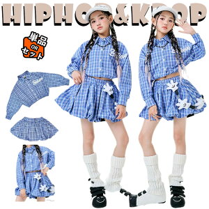 k-pop �ߑ� �u���[ �`�F�b�N�� �L�b�Y�_���X�ߑ� �Z�b�g�A�b�v �q�b�v�z�b�v �ւ��o�� �g�b�v�X ���̎q �~�j�R�[�g �V���c �X�J�[�g ��