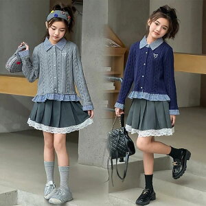 ���Ǝ� �X�[�c ���̎q ���w�� �Z�b�g�A�b�v �j�b�g �Z�[�^�[ �d�˒��� �X�J�[�g ���[�X ���F �O���[ �Z�b�g ���� ���w�Z���q �L�b�Y ��