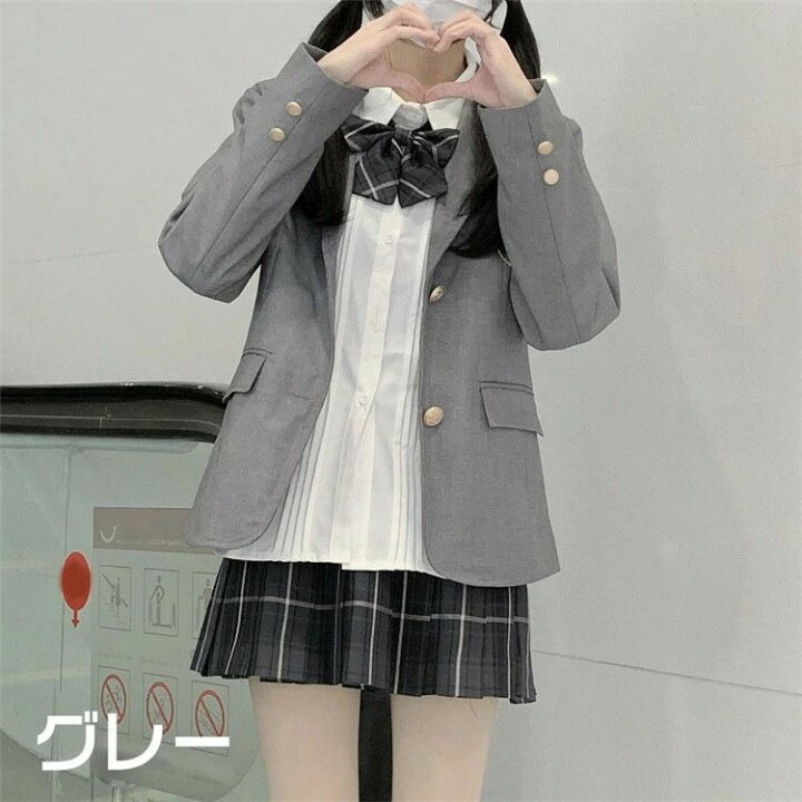 楽天市場】卒業式 スーツ 女の子 韓国 ブレザー なんちゃって制服 