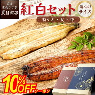 【10％OFF クーポン！4月末まで】父の日 早割 ギフト プレゼントうなぎ 国産 紅白セット 蒲焼き 白焼き …