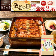 まだ間に合う 敬老の日 うなぎ 国産 ギフト プレゼント 豊橋産 蒲焼き 2尾選べるサイズ 中・大・特々大 …