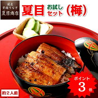 【250円OFFクーポン＆P3倍→実質4,245円】うなぎ 夏目セット(梅) 3種の詰合せ 蒲焼き 約2人前送料無料 国…