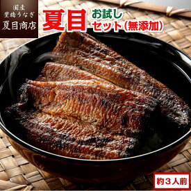 うなぎ 夏目セット(無添加) 長焼き1尾ときざみ3袋で約3人前 送料無料 国産 愛知県産 専門店 39(サンキュー)ショップ 父の日 お中元 お祝い 誕生日 プレゼント 食べ物 真空パック 贈り物 ギフト