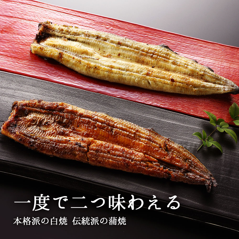 【父の日当日出荷します】父の日 ギフト プレゼントうなぎ 国産 蒲焼き 白焼き 各1尾 紅白セット選べるサイズ 中・大・特々大 約2人前〜約4人前送料無料 愛知県 誕生日 食物 真空パック 贈り物 60代 70代 80代 父の日当日到着可能 - メイン画像 4