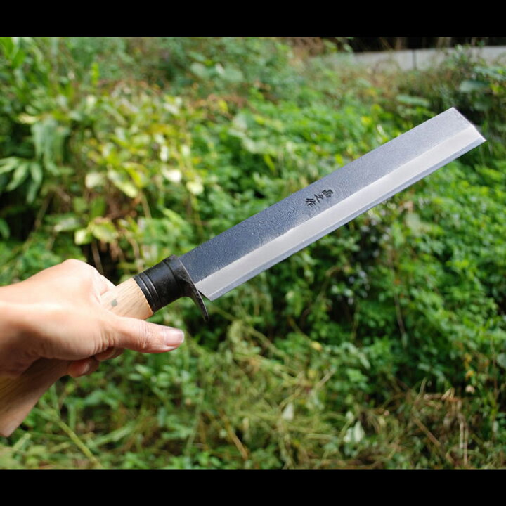 楽天市場】【予約販売】竹割鉈弐型 100～300mm 黒仕上げ 土佐 